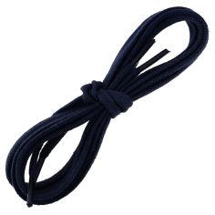 lacets plats 5mm coton, Bleu Marine - La Navale Les Lacets Français