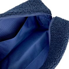 Trousse de toilette Bouclette Marine, Taille M, confectionnée en France Emmanuel Création 2