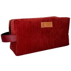 Trousse de toilette Velours Terra, Taille M, confectionnée en France Emmanuel Création