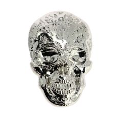 Pin's crâne "Caravela" en relief 3D ciselé Clj Charles Le Jeune