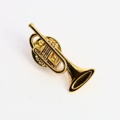 Pin's trompette de couleur or, Armstrong Clj Charles Le Jeune 2