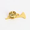 Pin's trompette de couleur or, Armstrong Clj Charles Le Jeune