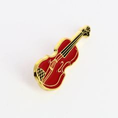 Pin's Violon marron, Stradivarius Clj Charles Le Jeune 2