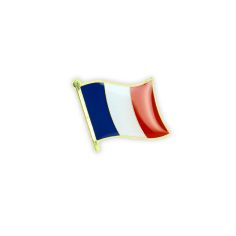 Pin's Drapeau Français flottant - France Clj Charles Le Jeune