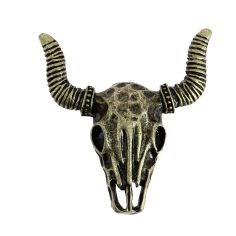 Bolo, Cravate Texane - Tête de vachette - Bronze antique Clj Charles Le Jeune 2