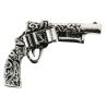 Bolo, Cravate Texane - Revolver - Colt - Argenté Clj Charles Le Jeune