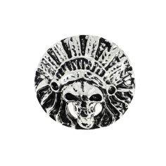 Bolo, Cravate Texane - Tête du chef indien - Argenté Clj Charles Le Jeune 2