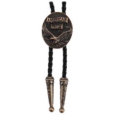 Bolo, Cravate Texane - American Pride - cuivre antique Clj Charles Le Jeune