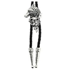 Bolo, Cravate Texane - Loup - argenté Clj Charles Le Jeune