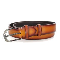 Ceinture cuir Sicilia, couleur marron tan, 3,5cm Robert Charles 2