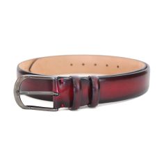 Ceinture cuir Sicilia, couleur bordeaux, 3,5cm Robert Charles 2