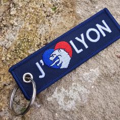 Porte Clés J'aime Lyon Clj Charles Le Jeune 2