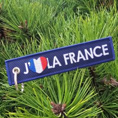 Porte Clés J'aime la France Clj Charles Le Jeune 2