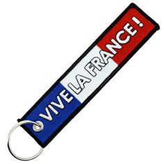 Porte Clés Vive La France - Bleu Blanc Rouge Clj Charles Le Jeune