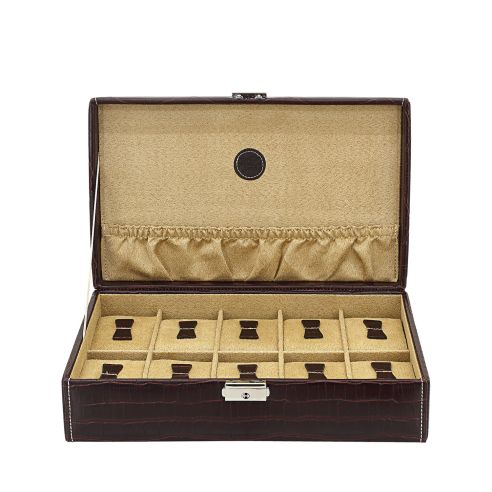 Ecrin 10 montres, Le Croc marron Friedrich 23
