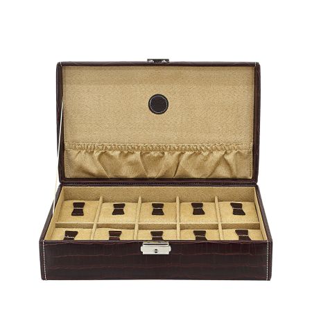 Ecrin 10 montres, Le Croc marron Friedrich 23