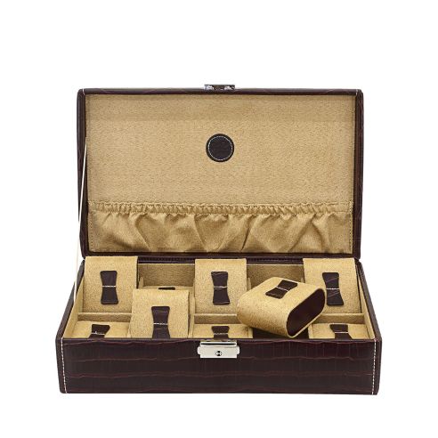 Ecrin 10 montres, Le Croc marron Friedrich 23