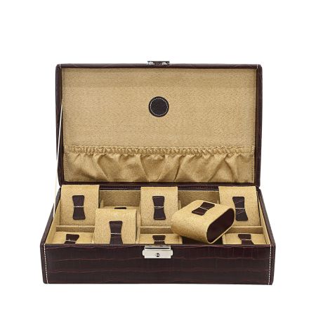 Ecrin 10 montres, Le Croc marron Friedrich 23