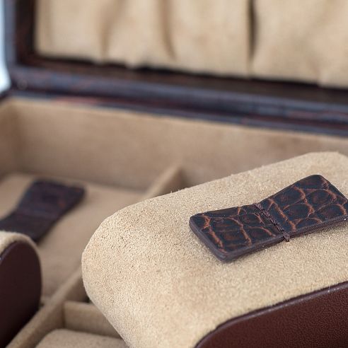 Ecrin 10 montres, Le Croc marron Friedrich 23