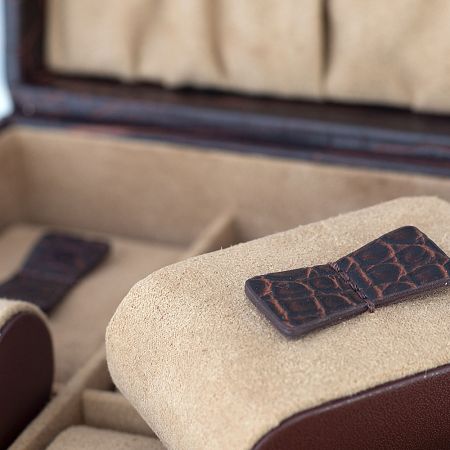 Ecrin 10 montres, Le Croc marron Friedrich 23