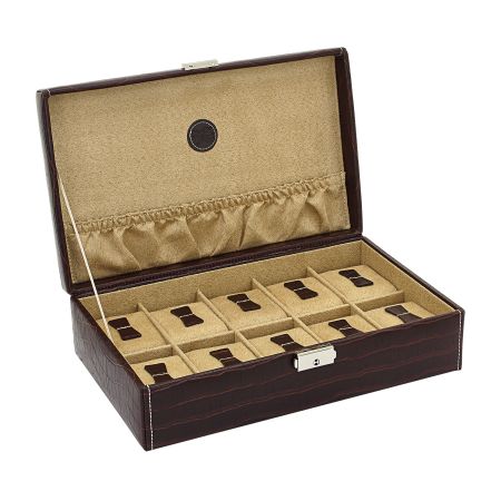 Ecrin 10 montres, Le Croc marron Friedrich 23