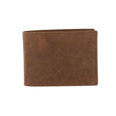 Portefeuille en cuir tan vintage Billfold, Protection RFID Friedrich 23