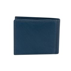 Portefeuille en cuir bleu, Protection RFID Friedrich 23 2