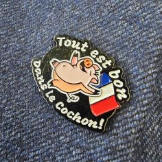 Pin's Tout est bon dans le Cochon! Clj Charles Le Jeune 2