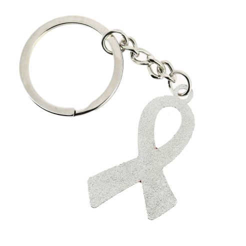 Porte Clés Ruban Rose de sensibilisation - Cancer du sein - Octobre Rose Clj Charles Le Jeune