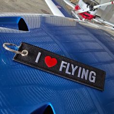 Porte Clés I Love Flying Noir Clj Charles Le Jeune 2