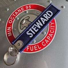 Porte Clés - Steward - Flight Attendant Clj Charles Le Jeune 2