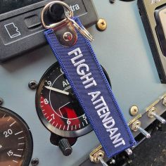 Porte Clés - Hôtesse de l'Air - Flight Attendant Clj Charles Le Jeune 2