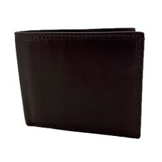 Mini Portefeuille en cuir marron, Protection RFID Friedrich 23