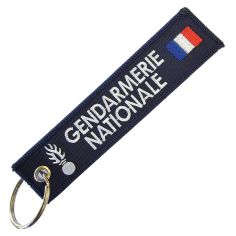 Porte Clés - Gendarmerie Nationale - Drapeau France Clj Charles Le Jeune