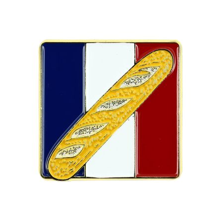 Pin's Baguette Française Clj Charles Le Jeune