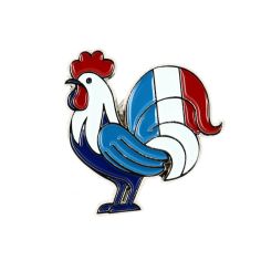 Pin's Coq Patriote Clj Charles Le Jeune