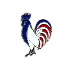 Pin's Coq Patriote Design Clj Charles Le Jeune