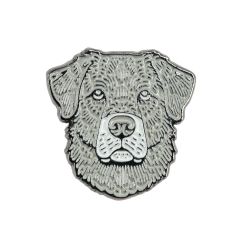 Pin's Tête de chien Clj Charles Le Jeune