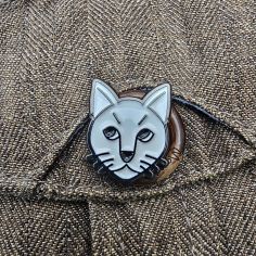 Pin's Chat espiègle Clj Charles Le Jeune 2