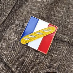 Pin's Baguette Française Clj Charles Le Jeune 2