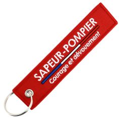 Porte Clés - Sapeur Pompier - Courage et dévouement Clj Charles Le Jeune