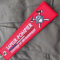 Porte Clés - Sapeur Pompier - Casque et Haches Clj Charles Le Jeune 2