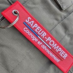 Porte Clés - Sapeur Pompier - Courage et dévouement Clj Charles Le Jeune 2