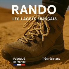 Lacets ronds épais, Chaussures de randonnée, Fabriqués en France. Les Lacets Français 2