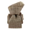 Cravate Tricot unie, Beige Lino. Arcobaleno