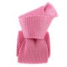 Cravate Tricot unie, Rose Oeillet. Arcobaleno