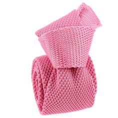 Cravate Tricot unie, Rose Oeillet. Arcobaleno 2