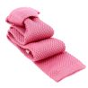 Cravate Tricot unie, Rose Oeillet. Arcobaleno