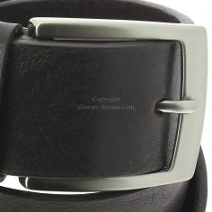 Ceinture cuir, Buffle, souple, Noir Robert Charles 2
