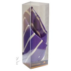 Pochette soie, Spot, noir points blanc Tyler & Tyler 2